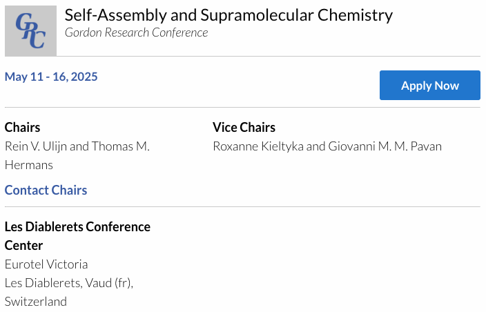 SupraGRC's tweet image. 📢📢Mark your calendar! SupraGRC will be 11-16 May 2025 in Switzerland! This meeting gets oversubscribed often, so make sure to register early. More updates will follow, so make sure to follow this account @SupraGRC. RT = 🩷