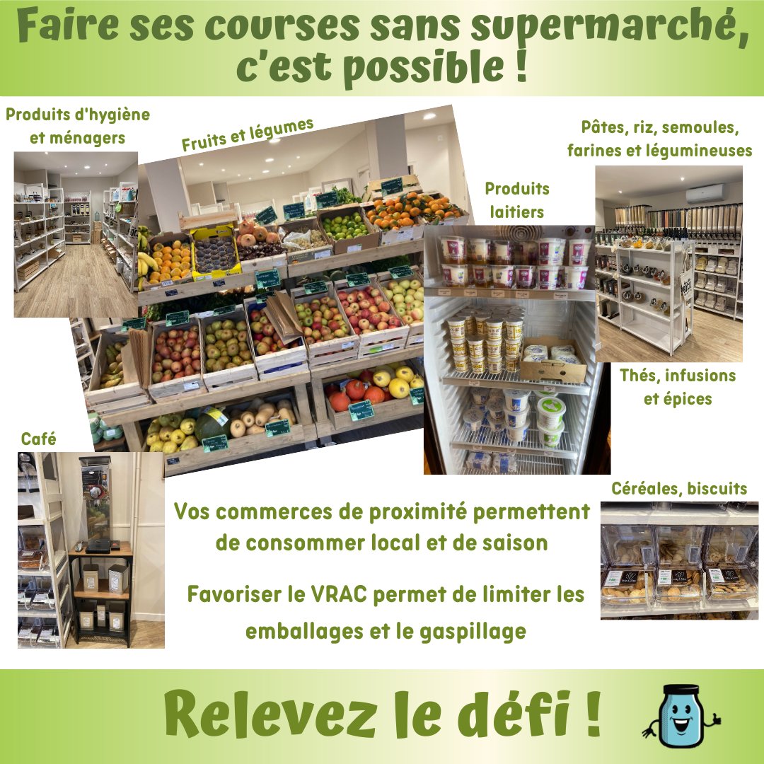 danstonbocal's tweet photo. Halte aux #ideesreçues : acheter dans les #commercesdeproximite n'est pas + cher qu'en #supermarché et ils favorisent le #local, les #petitsproducteurs et les #artisants. Venez découvrir nos #bonsplans #pouvoirdachat !😉 #montrouge #chatillon #malakoff #bagneux #paris14 #vrac https://t.co/Y4tFsYJBTk