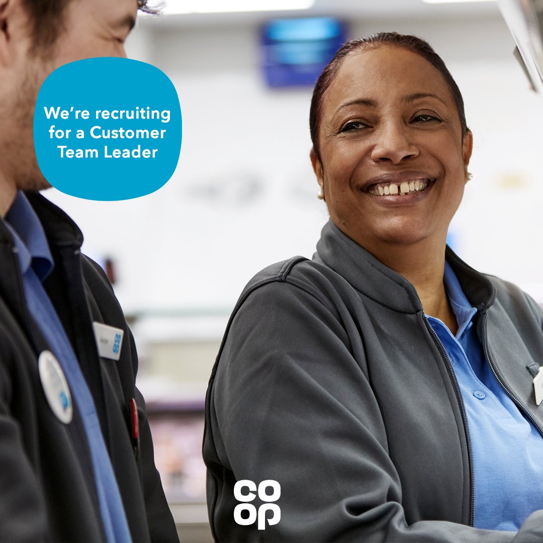 👋 We’re looking for a new Team Leader to join Co-op. ✅ Up to 30% discount in-store. 🙌 Join a business that makes a difference: coop.uk/2OCZcPI