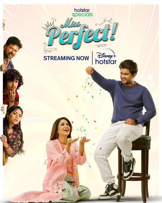 Just finished watching #MissPerfect webseries' in @disneyplusHS - thoroughly enjoyed and been in smiles 😊 till end. What a jolly jolly rom com entertainer laced wit feel good warmth factor. Kudos to @Itslavanya wonderful screen presence 👏 Perfect family entertainer for weekend