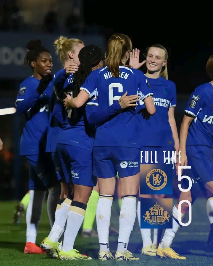 Oracle677's tweet photo. Who Said Chelsea is not good! Can you Explain โ
#SuperEaglesWon
#ChelseaWon FA
Through to the #ContiCup semis! ๐For #Chelseawomen https://t.co/NRhTruEMj4