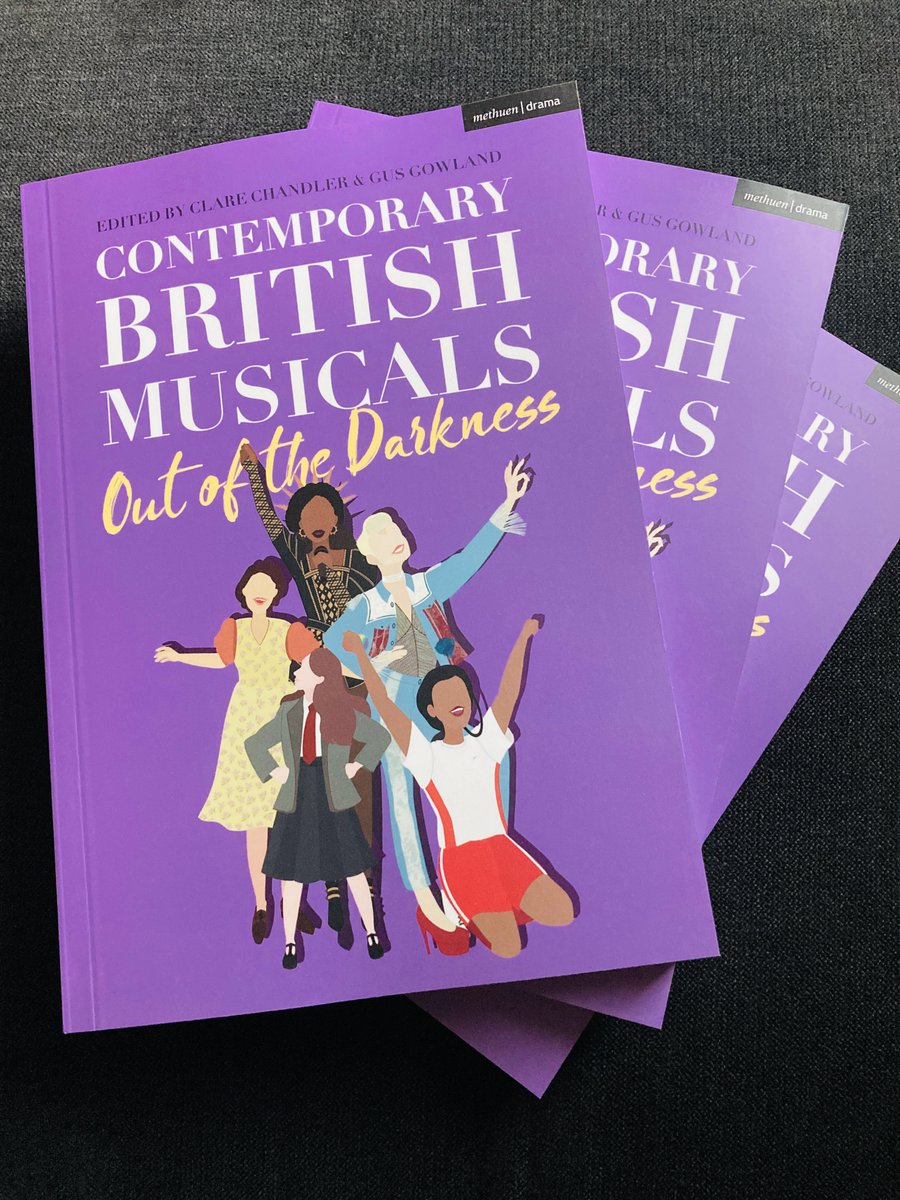 🚨 It's publication day! 🚨 My book 'Contemporary British Musicals: Out of the Darkness', co-edited with the brilliant @mrstandler, is OUT NOW! From a little idea at a conference, wanting to do something to highlight and celebrate new British musicals, to this 🥹 🧵 1/15