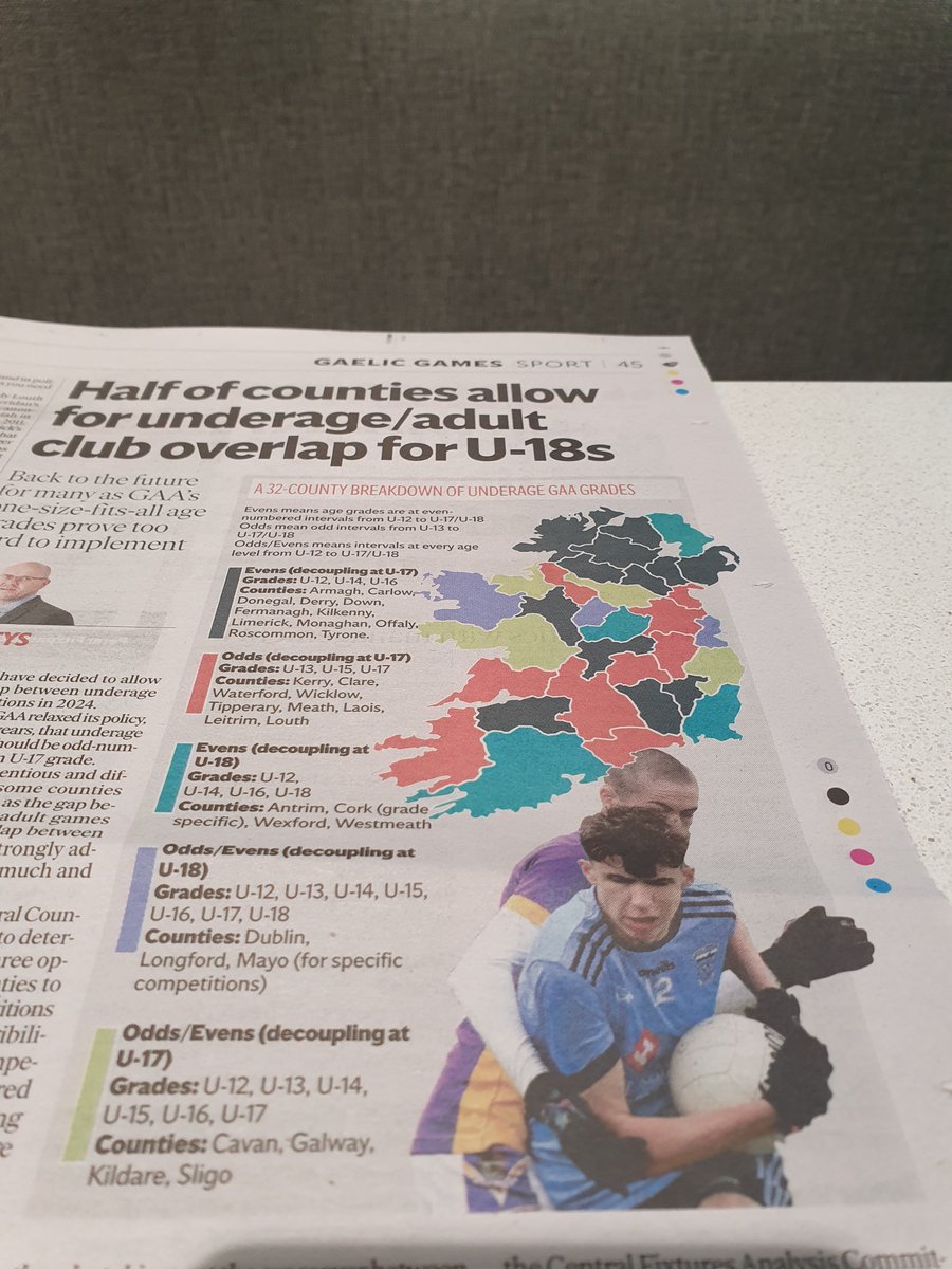 Good article in the Indo today @KeysColm but the map doesn't align with legend (e.g. Kildare, Wicklow).