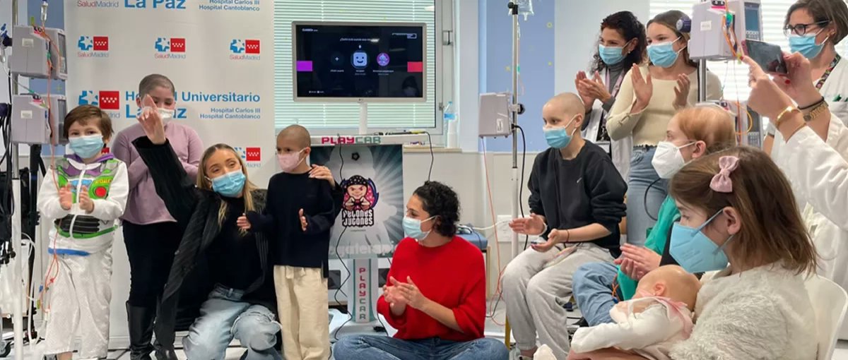maxilolapaz's tweet photo. 🔹Juegos que sanan: #HospitalLaPaz acoge el proyecto #PlayCar para aliviar el dolor en niños con cáncer, vía @consalud_es @juegaterapia

🔸https://t.co/GuKc5GeF0N   #MAXILOLAPAZ https://t.co/Yejw69FHMM