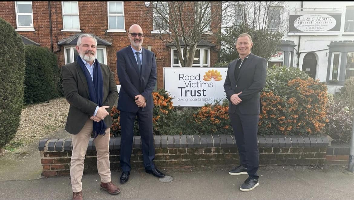 After nearly 10 years at RVT, Mark Turner has made an invaluable impact. As he takes a step back and hands over to the new CEO Paul Cook and Director of Operations Sam Baker, we would like to thank Mark for his dedication to the Road Vicims Trust over the past 10 years. 🩷