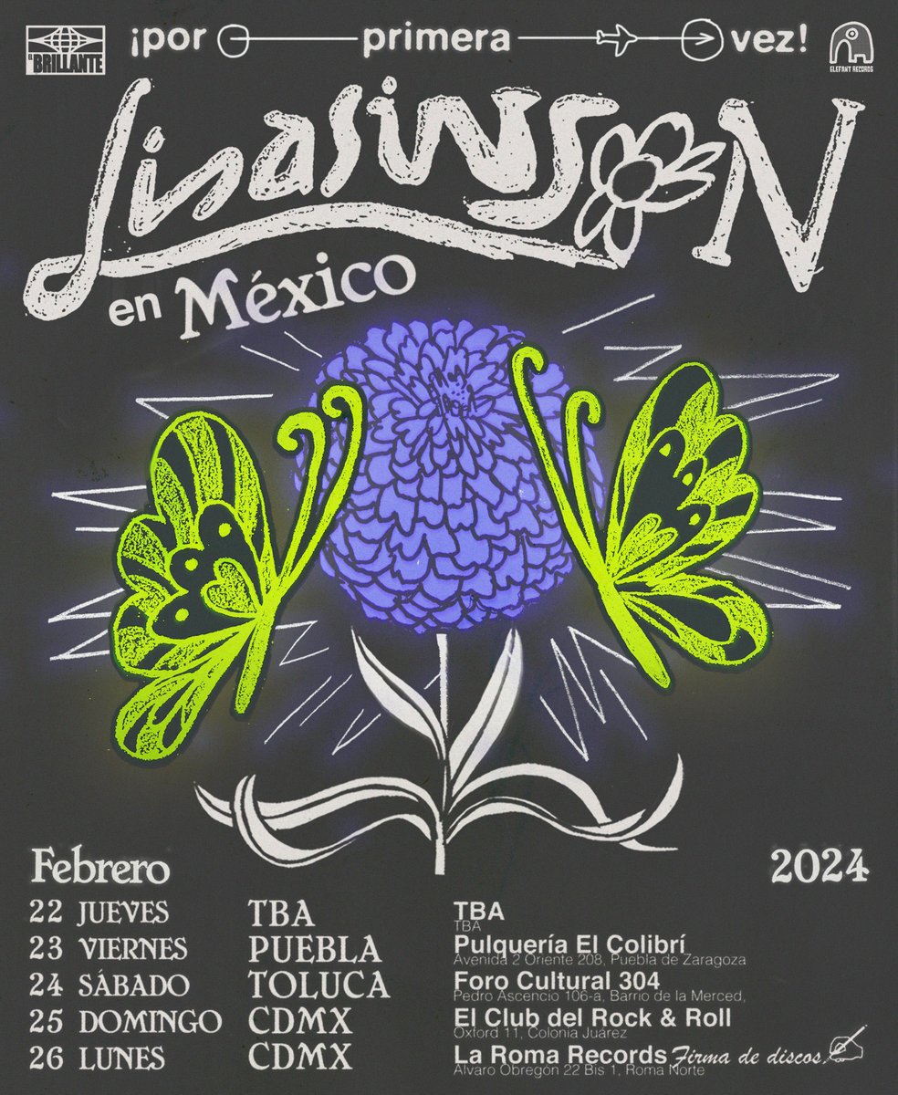 <a href="/Lisasinsonm/">Lisasinson</a> presentarán las canciones de su primer disco "Un año de cambios" en su primera gira por México #NoSoloEsRuido #conciertos  nosoloesruido.es/Noticias/Febre…