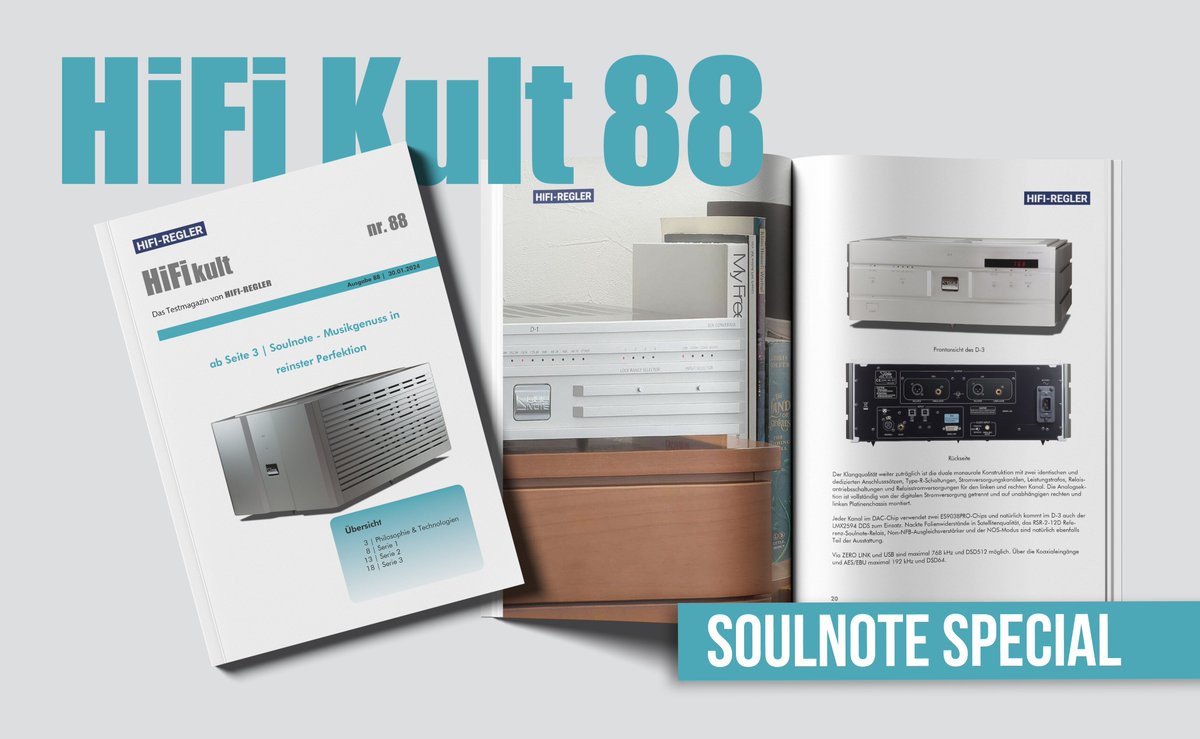 HifiRegler's tweet photo. Neue Ausgabe des kostenlosen Testmagazin HiFi kult. Diesmal mit einer Sonderausgabe zum Hersteller Soulnote: https://t.co/7F7HOx2CXB #soulnote #iad #highend #besterklang #sound #hifi #highendaudio #madeinjapan #testmagazin https://t.co/AU36TpBTv8