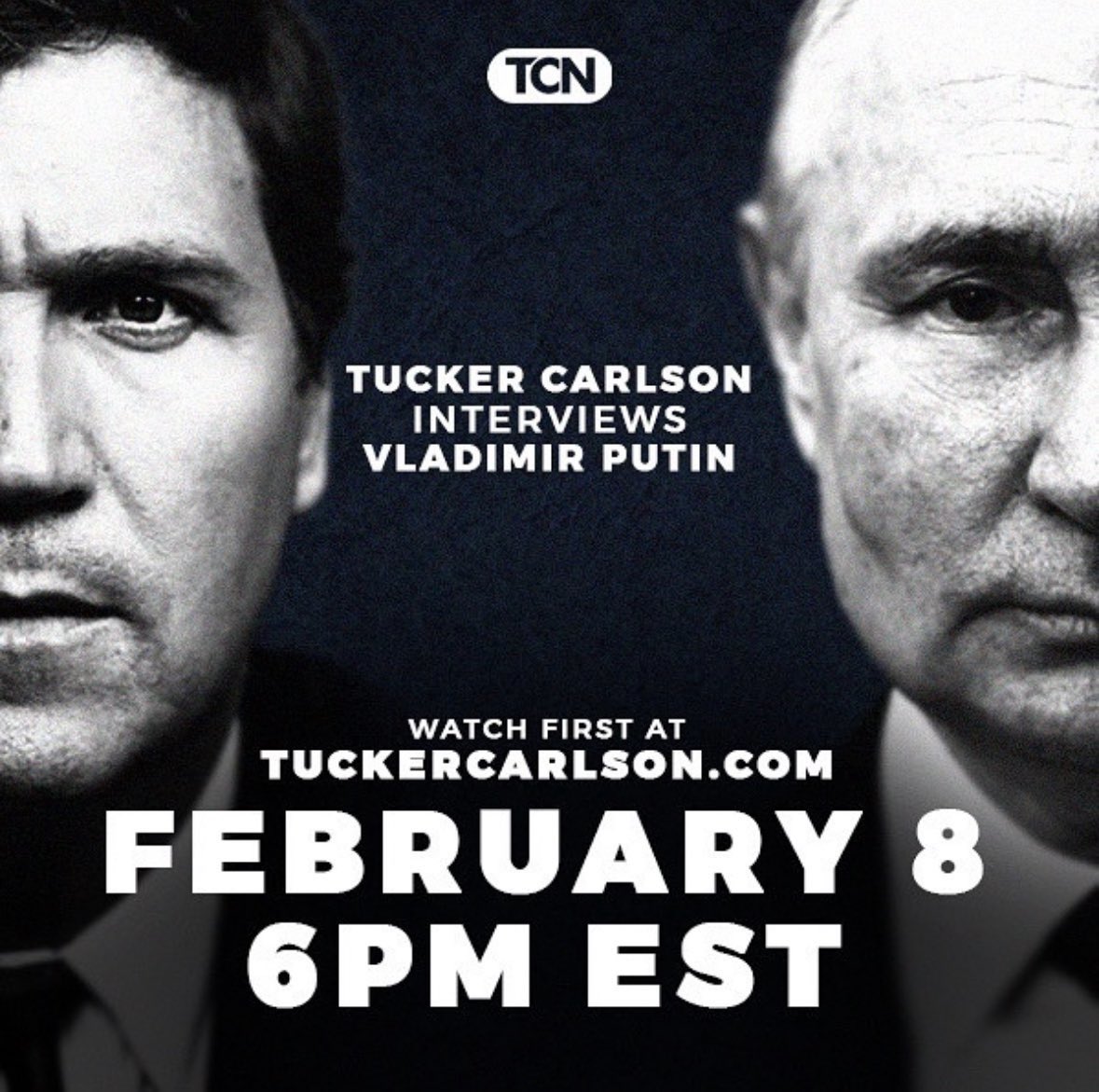 Looking forward to Tucker Carlson and President Putin..