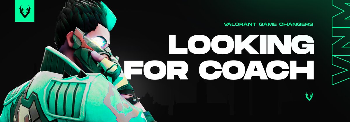 We're looking for a Valorant coach for our Game Changers team!  

- Hardworking 
- Good vibes &amp; friendly 
- Constructive feedback 
- Vod reviews  

(Not paid, but open for discussion)  

DM us if you're interested! 💚
<a href="/gc_lft/">💕GC LFT💕</a>