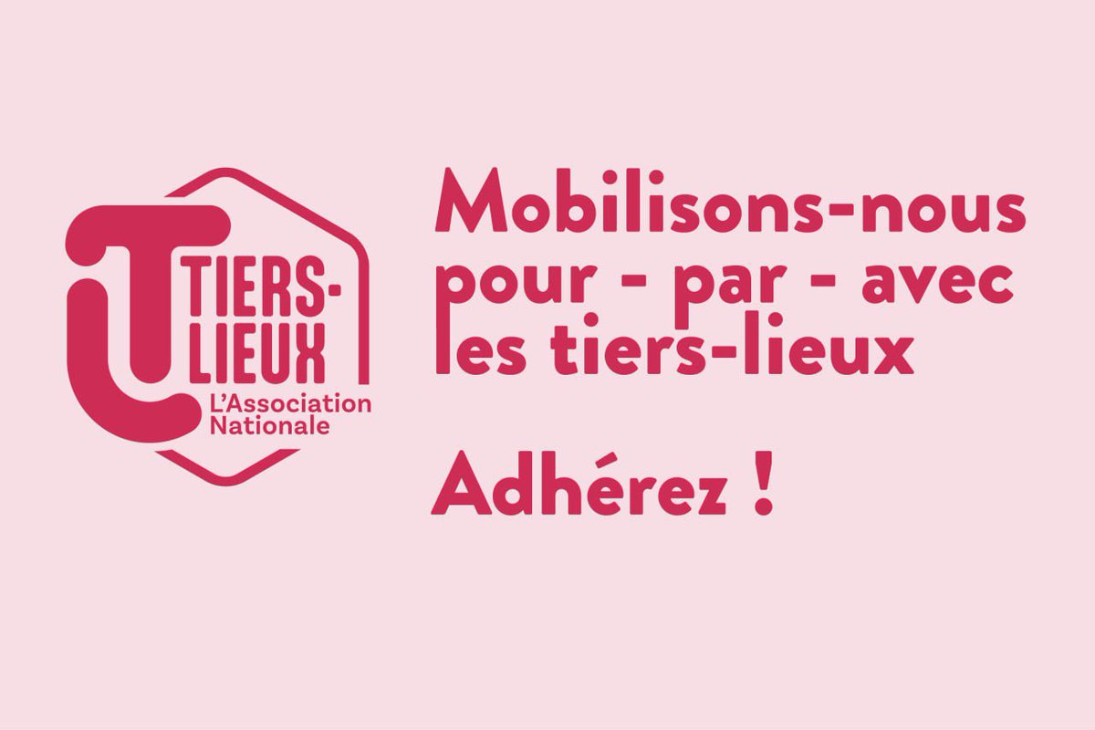 L'Association Nationale des Tiers-Lieux lance sa campagne d’adhésion 2024, pour porter la dynamique des Tiers-Lieux, qui répondent efficacement en hyper-proximité aux enjeux de transitions écologiques, sociales, démocratiques et économiques de nos territoires