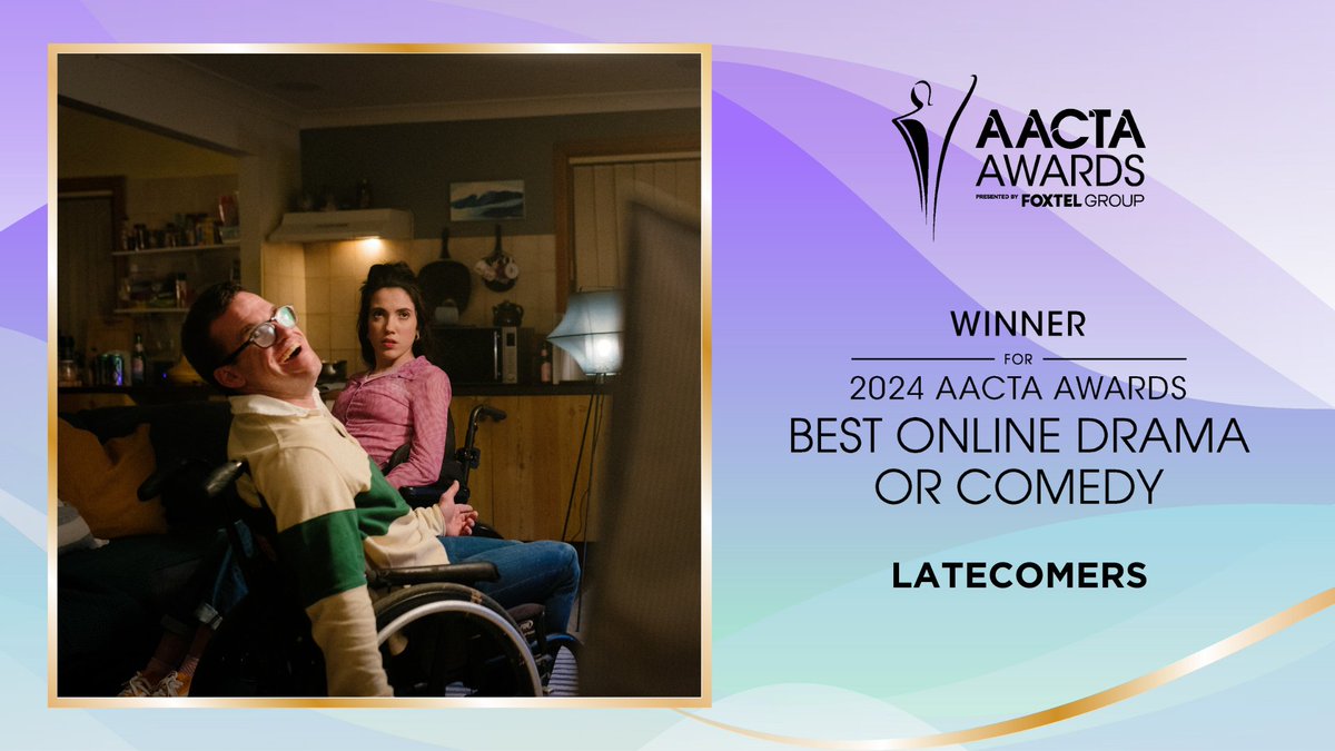 The AACTA Award for Best Online Drama or Comedy goes to Latecomers #AACTAs #AACTAAwards #thisisqueensland #playgoldcoast #screenqueensland #experiencegoldcoast