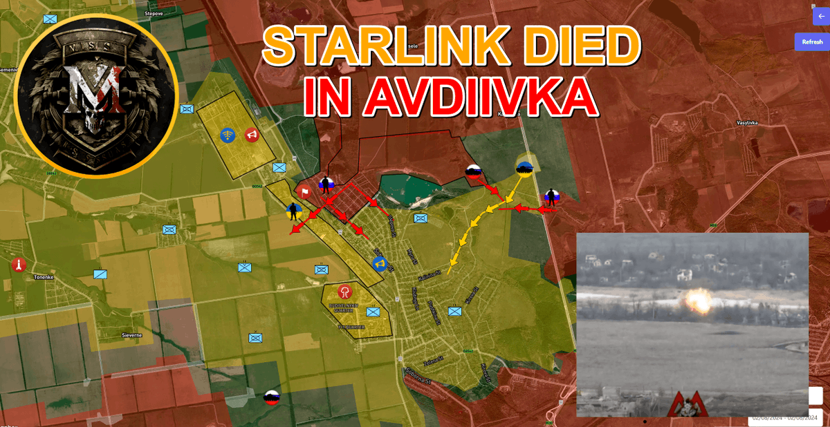 #UkraineRussiaWar️ 
Over the past night, the Russian Aerospace Forces brought down dozens of FABs on the heads of Ukrainian Armed Forces soldiers in the central and western part of Avdiivka. The defense is cracked. From day to day, from minute to minute, news is expected about