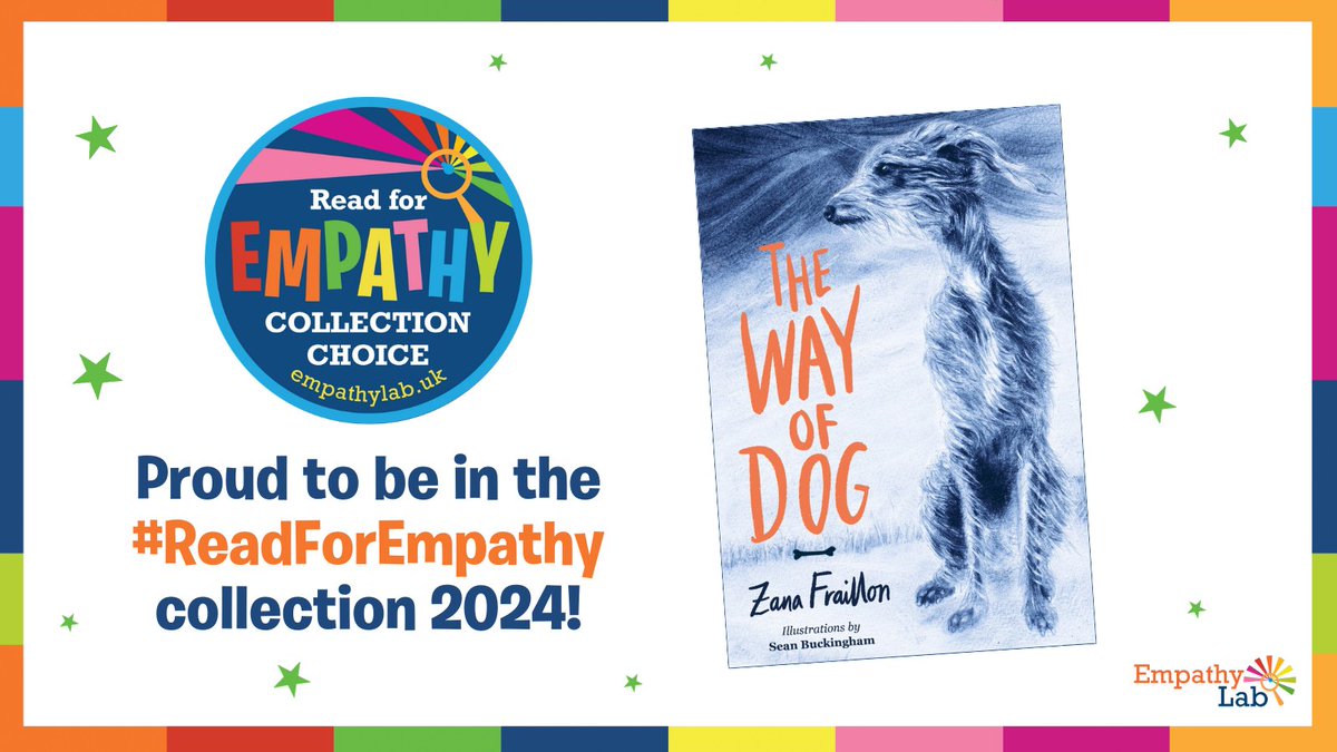 We’re so proud to be part of the #ReadForEmpathy collection 2024 with WAY OF DOG by @ZanaFraillon! 🐾 The selected books have been revealed today, and we can’t think of a better time to spread empathy in the world. Download your free guides here👉: loom.ly/4msqTh8