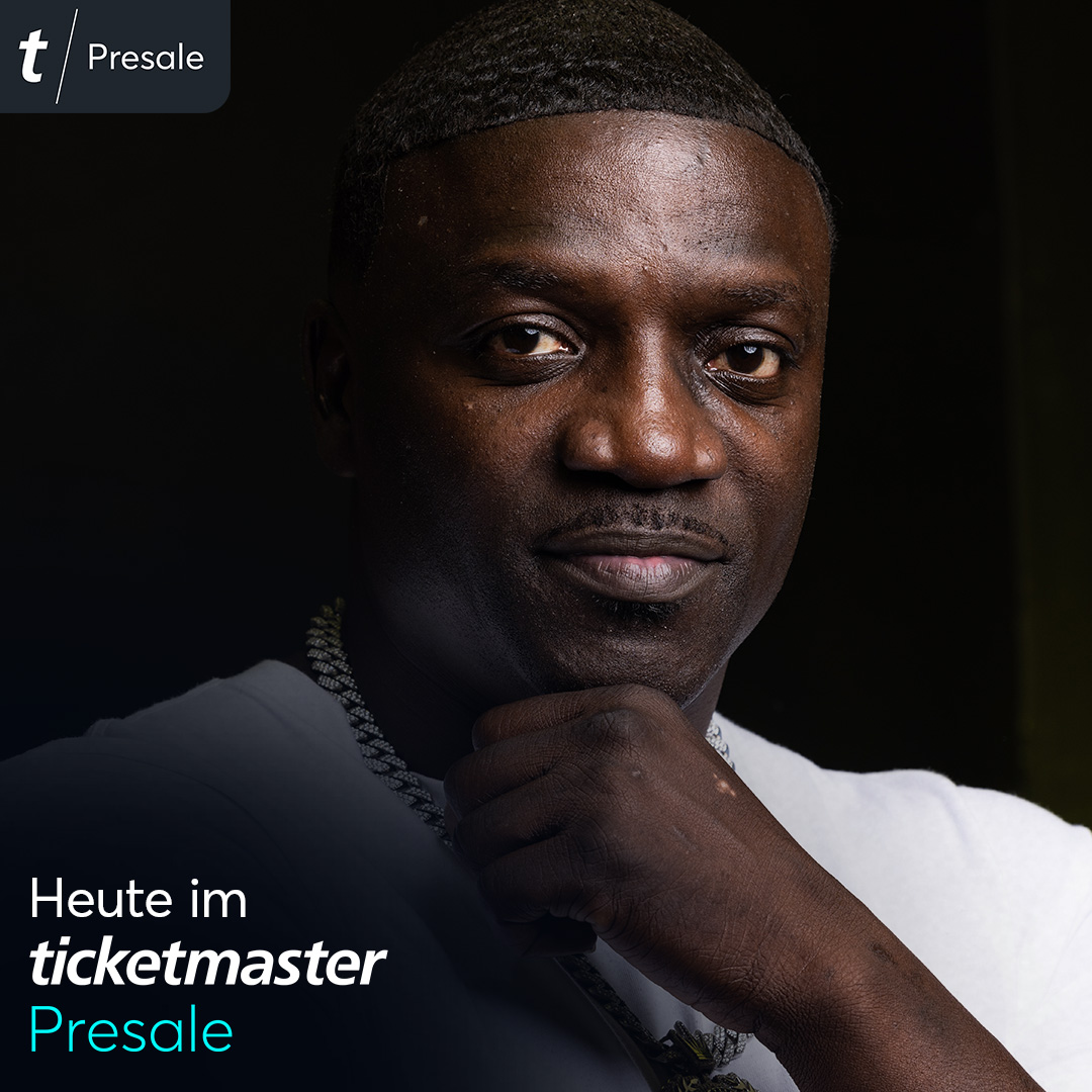 Seid ihr bereit für THE SUPERFAN TOUR von @Akon? 💫 Hier könnt ihr euch ab sofort Tickets im Ticketmaster Presale sichern: bit.ly/490l6FI