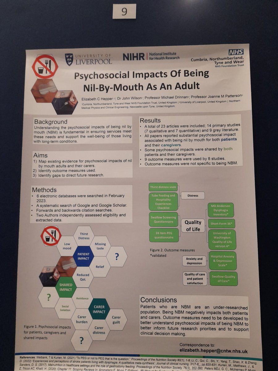 Elizabeth Hepper (@echepperslt) on Twitter photo Poster up and ready! <a href="/UKSRG2/">UKSRG</a>
<a href="/CNTWNHS/">Cumbria, Northumberland, Tyne and Wear NHS FT</a> @cntwahp <a href="/NIHRresearch/">National Institute for Health and Care Research</a> Poster up and ready! <a href="/UKSRG2/">UKSRG</a>
<a href="/CNTWNHS/">Cumbria, Northumberland, Tyne and Wear NHS FT</a> @cntwahp <a href="/NIHRresearch/">National Institute for Health and Care Research</a>