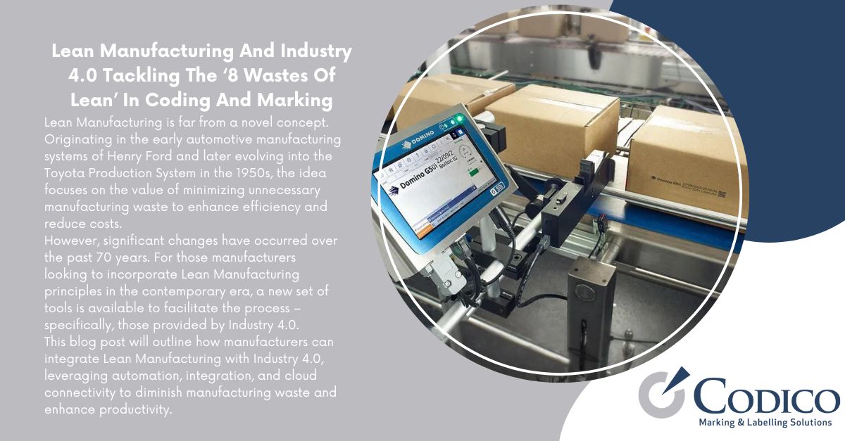 Discover how the principles of Lean Manufacturing and Industry 4.0 can help you tackle the 8 wastes of lean and optimize your production line. #Manufacturing #LeanManufacturing #BatchCoding #Industry40 #CodingAutomation #AutomatedManufacturing buff.ly/3jPj1pw