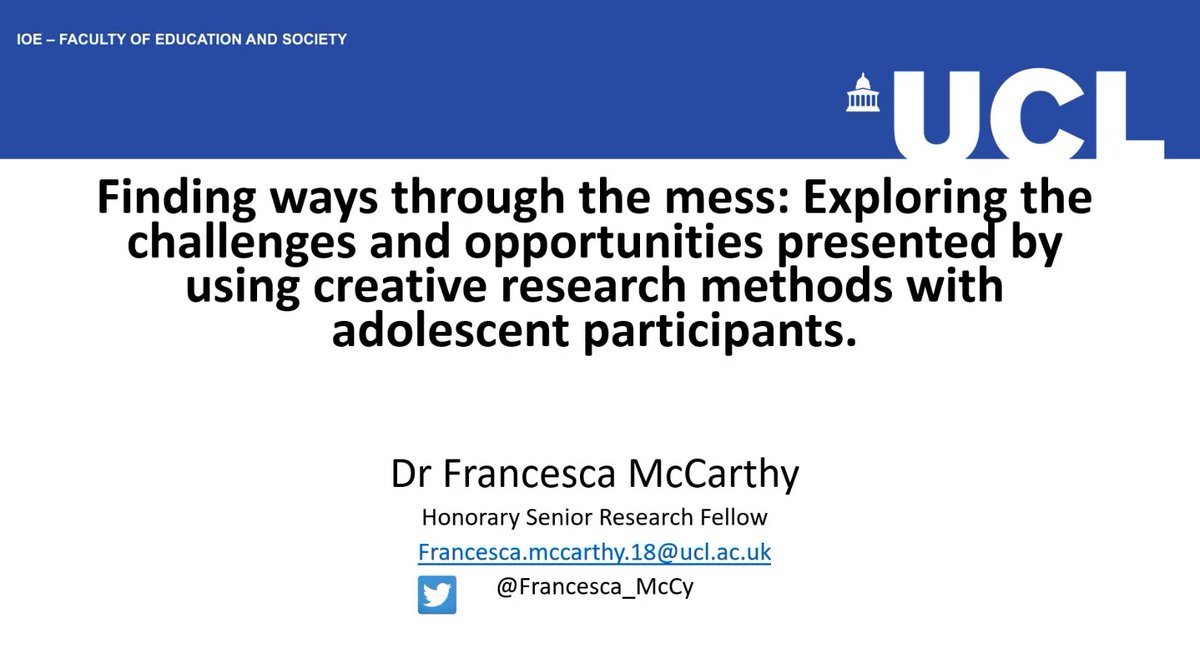 UoDTERIC's tweet photo. Thank you @Francesca_McCy for your enthusiastic and inspiring seminar yesterday for TERIC. It was great to find out about 'the mess' that inevitable comes from doing a doctoral project! @DerbyUni @ucl https://t.co/r6AtW4PJXD