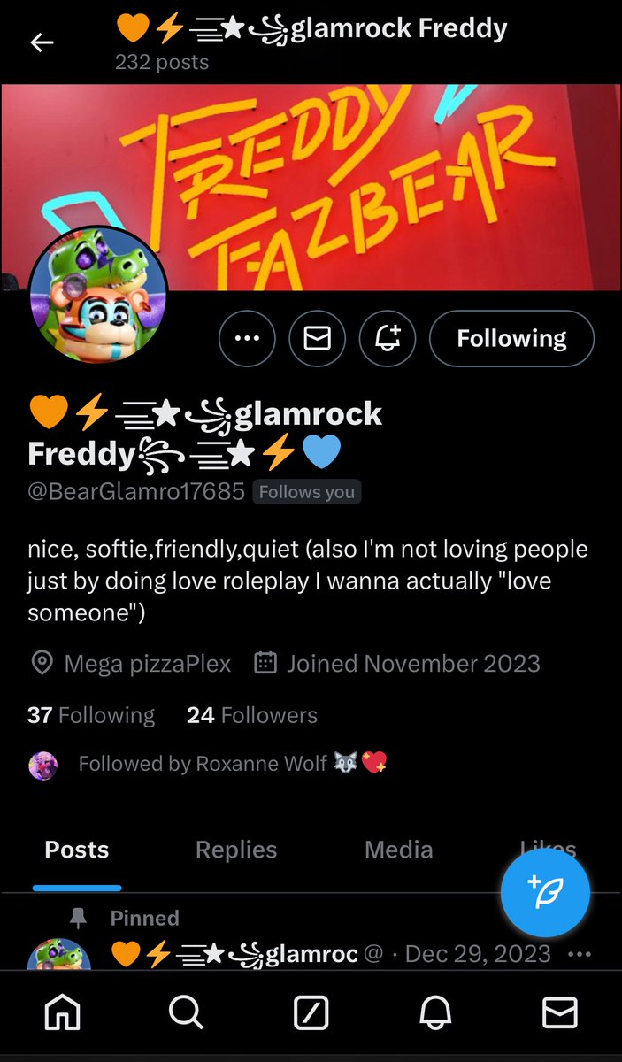 Sky_6669's tweet photo. You guys know what to do!  
Block and report! This dude is not what we need in the twitter Fnaf community! My friend did nothing wrong and he said this shit to her. https://t.co/si8HmQVWnv