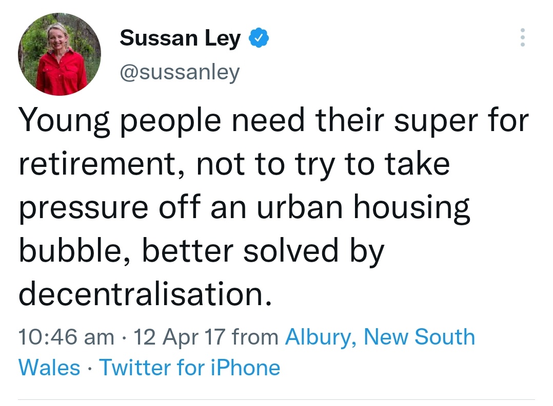 anth0888's tweet photo. @TimWilsonMP Awkwardly Tim Wilson, it would appear current deputy Liberal leader Sussan Ley never had this so called "faith" in your own discredited #homefirstsupersecond rouse.
#auspol
https://t.co/vyw0UorTF7 https://t.co/vUq3TbROBB