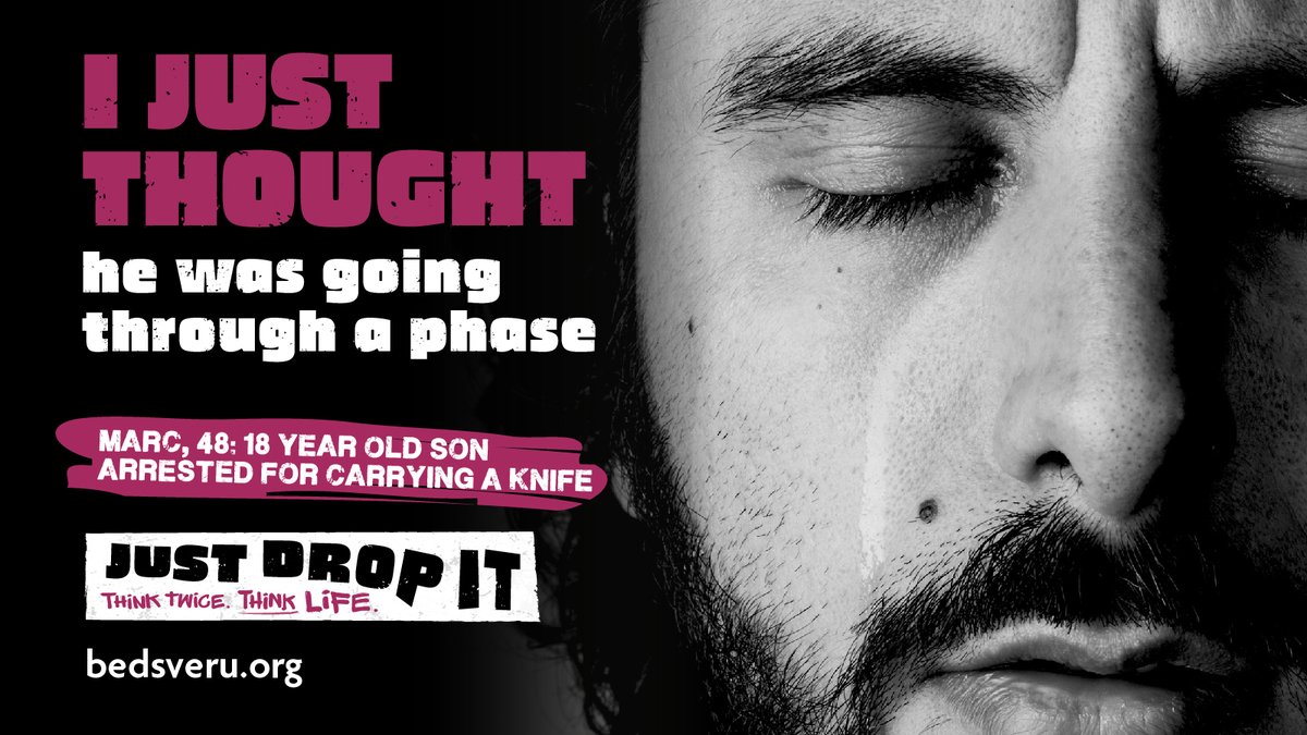 Keeping knives out of the hands of young people is everyone’s business. Got concerns? Report it Know someone that needs help? Raise it See this message? Share it! We can all contribute to change. It’s time to #ThinkTwiceThinkLife & #JustDropIt orlo.uk/ZNDsn