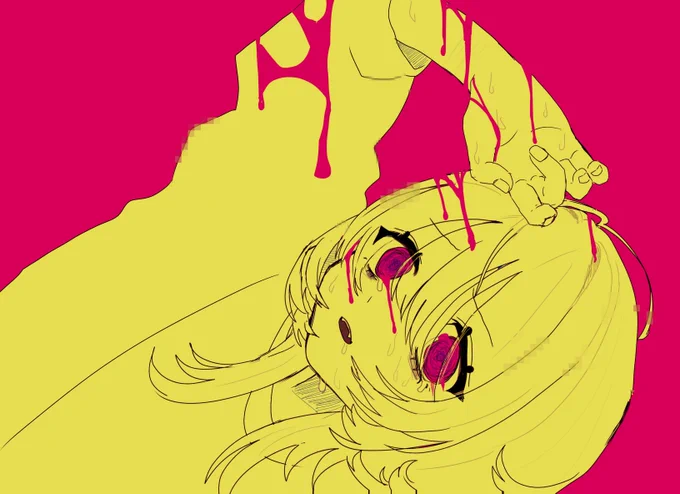 なんか違うぞ…と思っておんなじような構図で再チャレンジしたら描きたかったのはこれだ!ってなった 