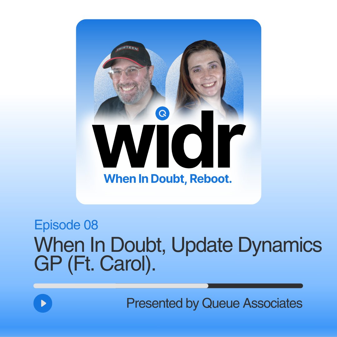 QueueAssociates's tweet image. This week, WIDR  will help businesses with Microsoft Dynamics GP understand the shift of GP to modern cloud-based systems. With special guest Carol Livingston, President at Dynamics Connection

🎧 Listen here: lnkd.in/er5K6zfx

#DynamicsGP #MicrosoftDynamics #ERP #ISV