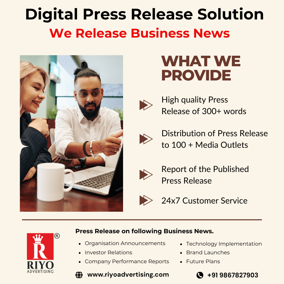 digitalpressR's tweet photo. Send out something Newsworthy information about your Company or Brand to Public.
#pressrelease #pressreleasedistribution #b2bmarketing #leadgeneration #customerengagement 
#businessgrowth #Adagency #News #pr #media #digitalpressrelease #riyoadvertising #brandawareness #B2BSales https://t.co/lV1vAizAFE