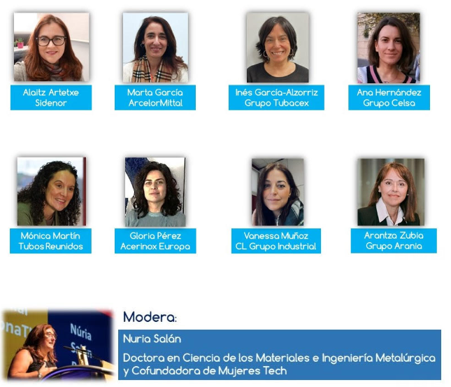 UNESID's tweet photo. 🙋♀️Conoce a las participantes del webinar #MujeresDeAcero, el Puente hacia la Digitalización, que organiza #UNESID el próximo de 21 de febrero de 12:00-13:30 h.
Todas ellas son mujeres que contribuyen a la transformación digital de nuestra #industria.
⬇️ https://t.co/3U8UH9f9pL