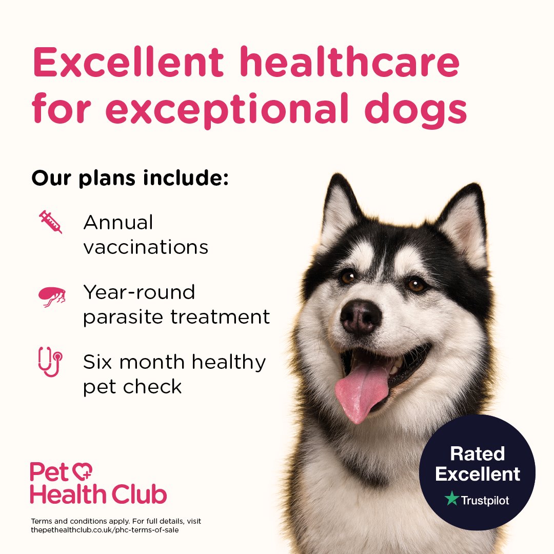 Spread the cost of your dog's healthcare, with Pet Health Club. Our plans are designed to help you manage your pet's preventative  healthcare in one handy plan. T&amp;Cs apply.

Join today: catervets.co.uk/pet-health-club