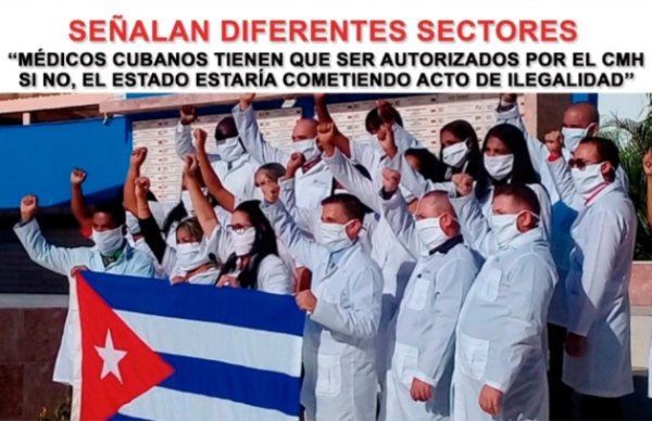 Es Noticia:

El @ColegioMedicoHN señala que ningún #MédicoCubano puede ejercer la profesión en #Honduras; si antes no se afilia con el #ColegioMedico.

Opine & Comparta.