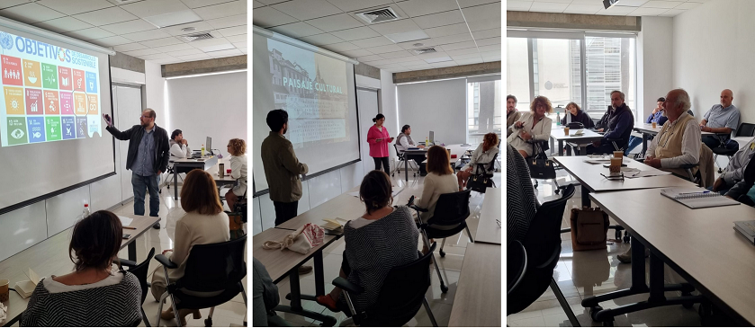 Del  23 al 25/11/2023, nuestro compañero Ander de la Fuente en  representación de nuestra cátedra, participó del Seminario “Paisaje  Cultural y Movilidad en Centros Históricos” en Chile 
catedraunesco.eu/actualidad/enc…
#paisajesculturales #movilidadurbana #centroshistóricos