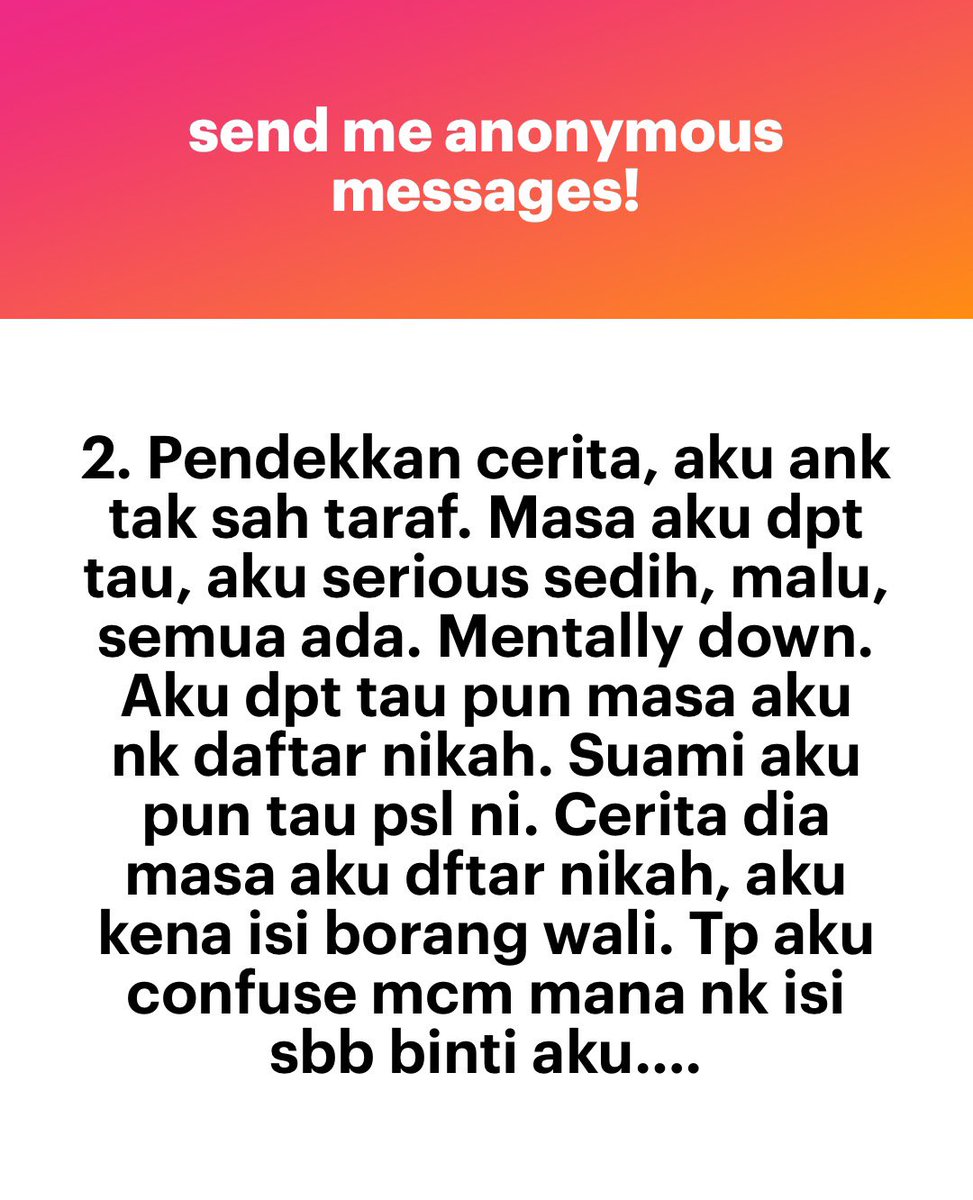 meinmokhtar's tweet photo. Sharing anak tak sah taraf https://t.co/d0jiLYvSYT