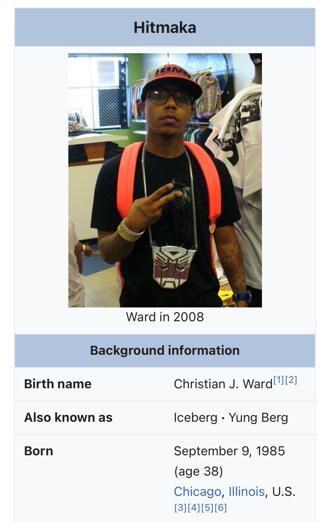 Yung berg deals chain