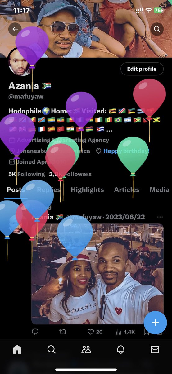 KuGompo's tweet photo. Turning 40 feels like reaching the summit! Cheers to four decades of laughter, love, and unforgettable moments. Here's to embracing the next chapter with open arms and a spirit that knows no bounds. 🎉🌟 #40thBirthday #MilestoneCelebration #EmbracingLife https://t.co/6DM7mDhKRE
