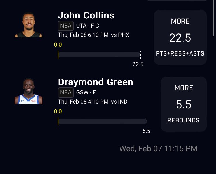 PickzByFido's tweet photo. NBA 2 MAN BANGER 🤑🍀

Who’s tailing? Let me cash you out 💣💰

#prizepicks #prizepicksNBA #NBA #power2 #GamblingX #GamblingCommunity https://t.co/xeThV1EJNp