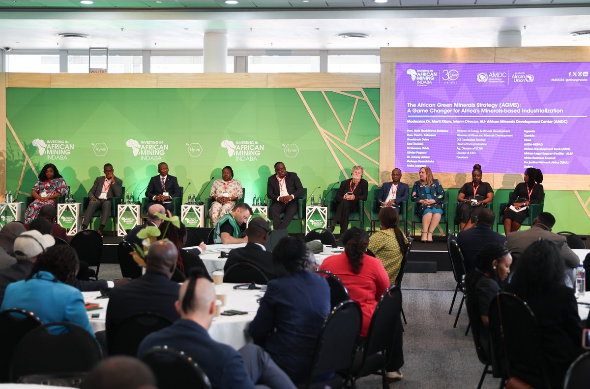 Cradec237's tweet photo. The CRADEC Executive Director joined AMI in Cape Town, South Africa.  #AMI2024 emphasized "Energy Transition Minerals: Putting Communities  First for an Inclusive Feminist Future," reaffirming our commitment to  prioritizing people over profits for fairness. https://t.co/EToFNTRStg