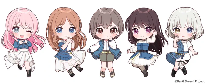 【お仕事告知】ブシロードクリエイティブ様からのご依頼で『BanG Dream! It's MyGO!!!!!』のミニキャライラストを描かせていただきました!#MyGO #バンドリ 
