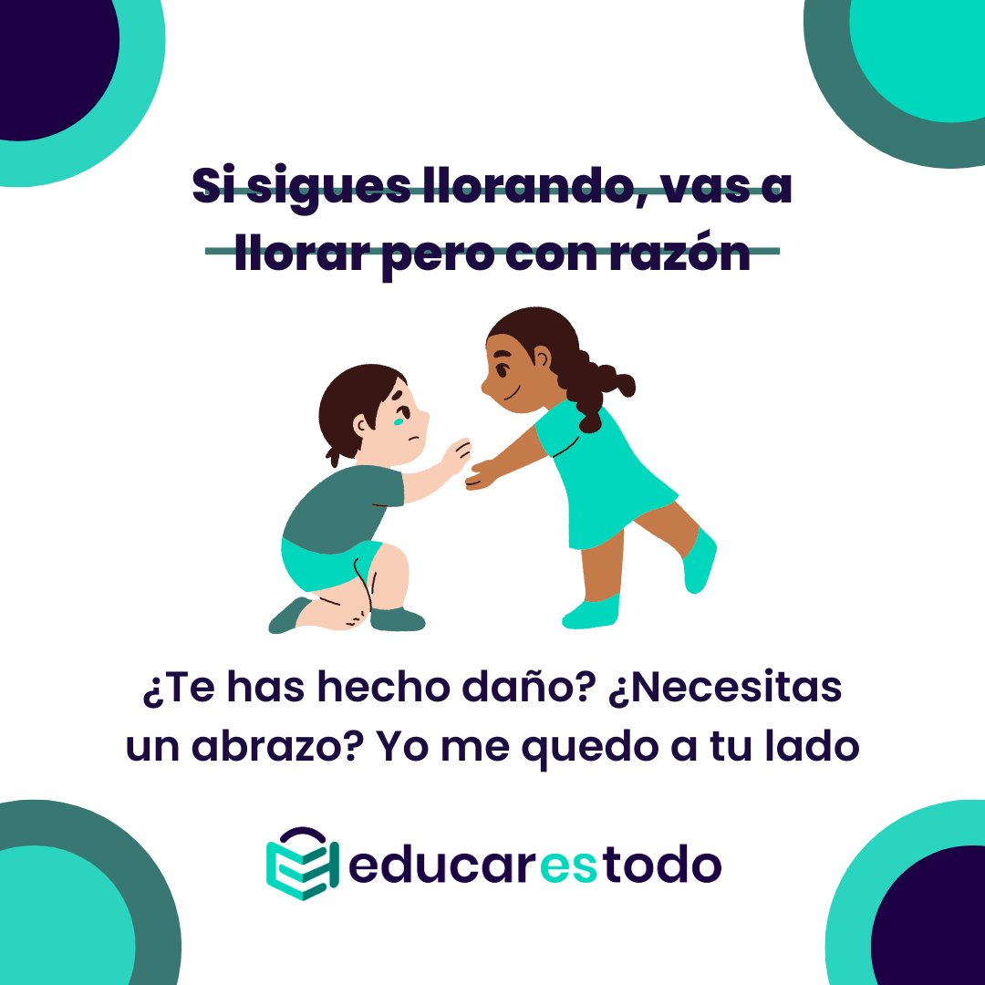 La invalidación emocional nos sale de manera inconsciente. ¿Acaso cuando un amigo o familiar adulto llora le decimos esas frases? ¿Por qué con los niños no toleramos ciertas cosas que con los adultos damos por hecho?
#frasetachada #llorar #validad #educacionemocional #emociones
