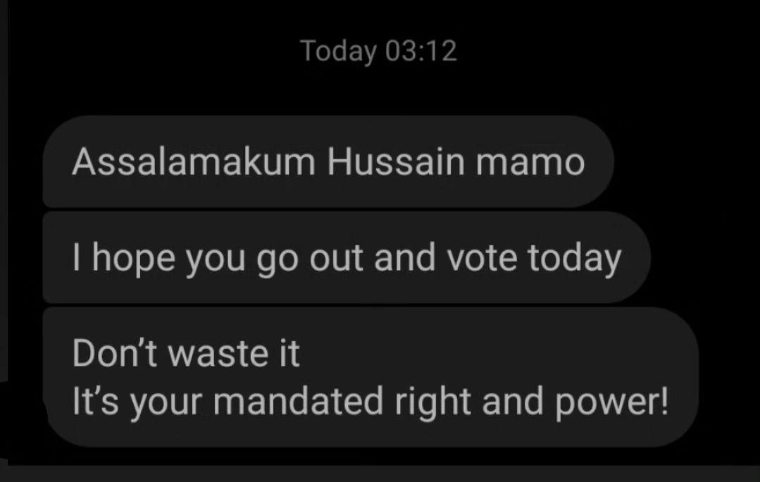 Most thoughtful my nephew has ever been! 😂 #GeneralElectionN0W