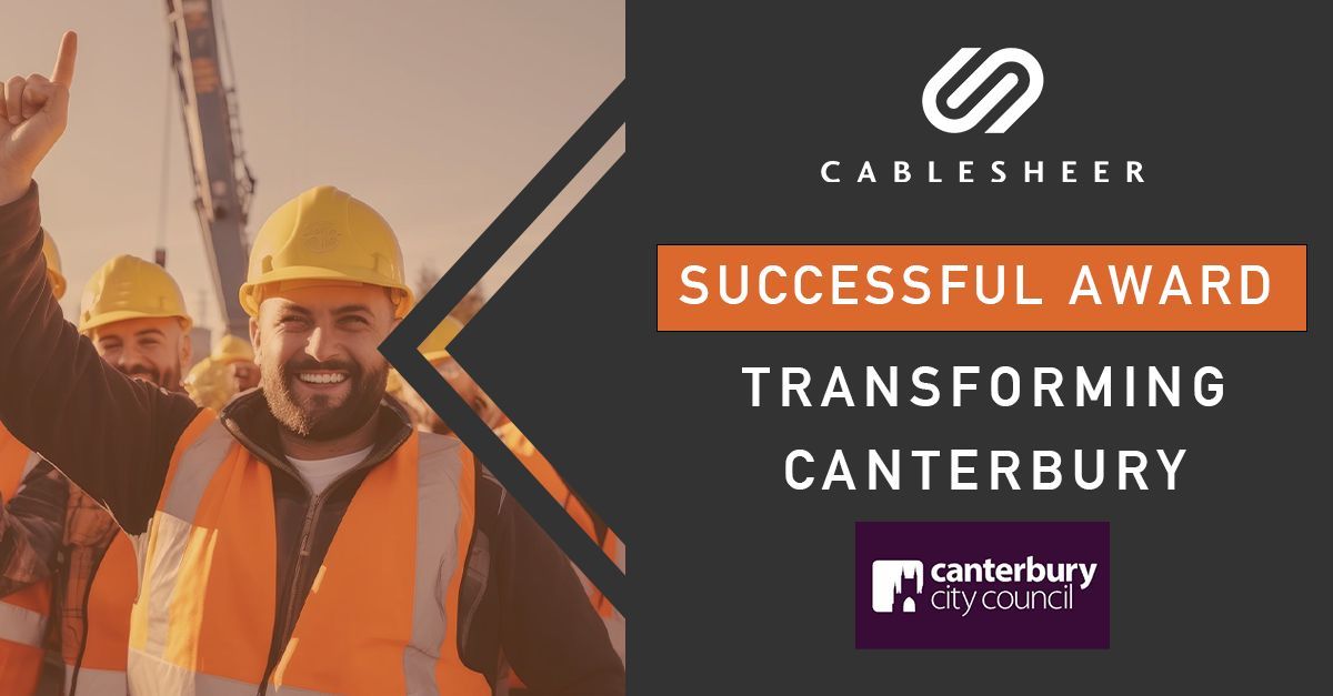 We're delighted to announce our dynamic new partnership with Canterbury City Council for an array of general works and responsive repairs! Find out more buff.ly/49lDh8L 
#Contractor #Cablesheer #buildingservices #Construction