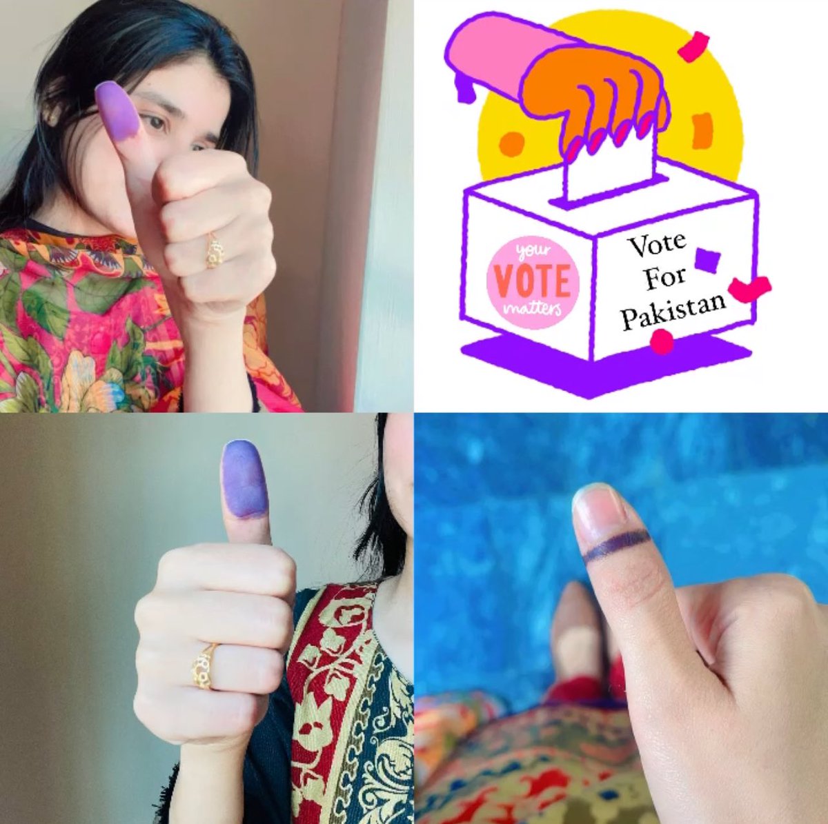 Siyabfatima's tweet photo. No mattres where is your polling stations… just go and vote for Pakistan 🇵🇰 #Election2024 #vote #GeneralElectionN0W #Election2024pakistan #VoteForPakistan https://t.co/vRdJXNc95h
