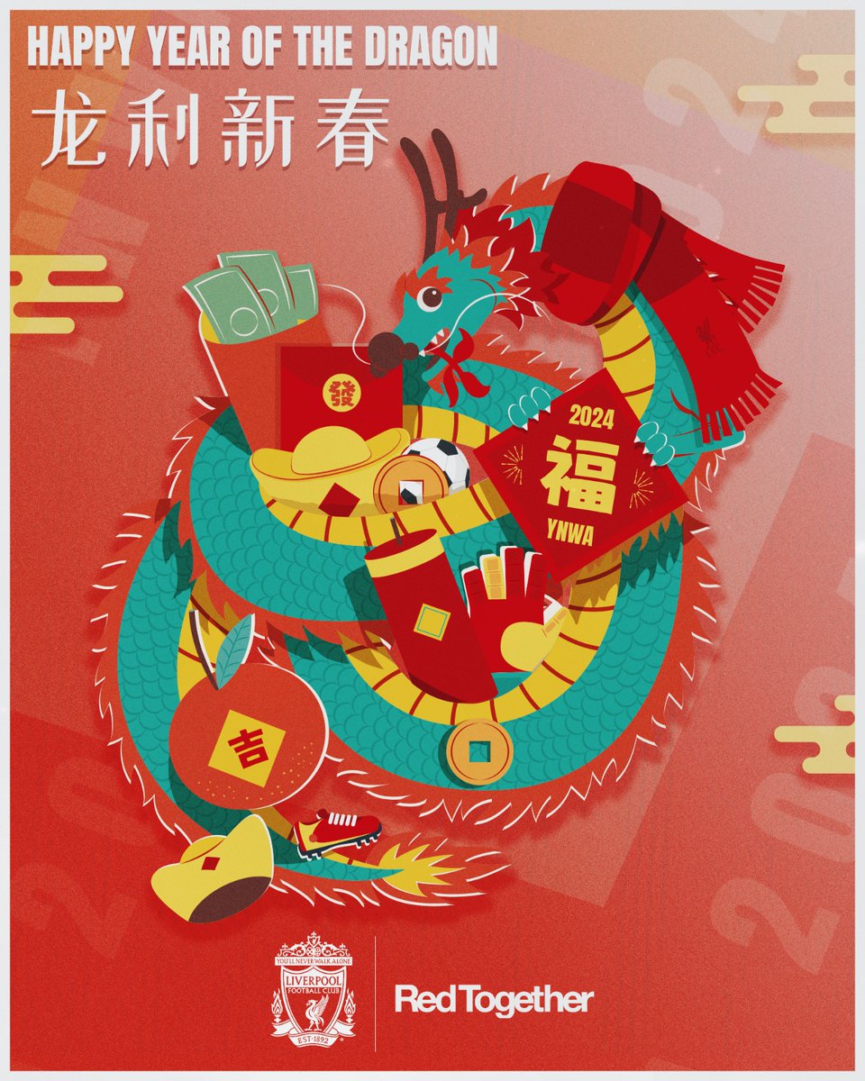 Happy Year of the Dragon to all Reds celebrating!