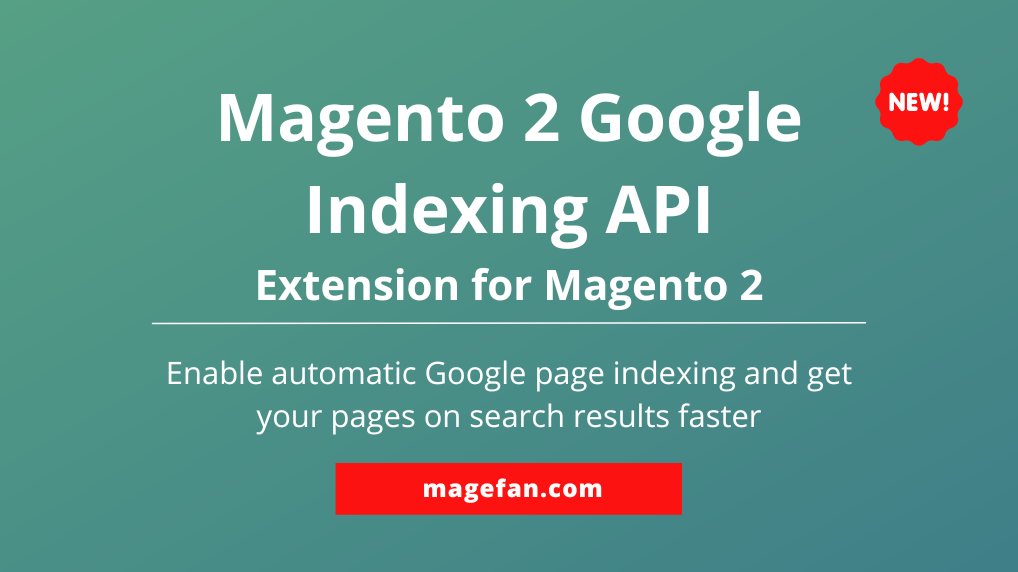magento2fan's tweet image. We&apos;re delighted to introduce our 🔥NEW Magento 2 Google Indexing API for Magento 2.  Learn more: magefan.com/magento-2-goog…

 #googleindexing #magentogoogle #googlemagento #googleindexingmagento #googlepageindexing #ecommerce #magento2 #magento2extension