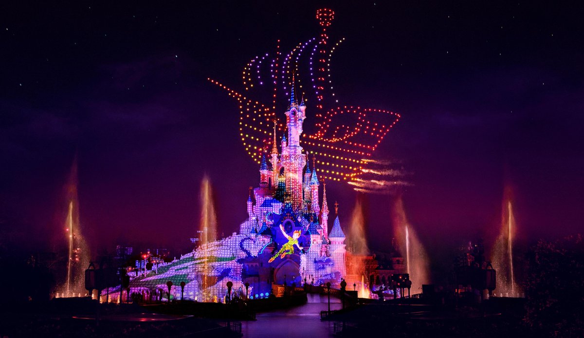 It has already been a month since the launch of Disneyland Paris and Dronisos' brand-new show: Disney Electrical Sky Parade. It's a privilege to strengthen our collaboration with @DisneylandParis. Thank you again for your trust. The show is available until Sept. 30th, 2024.