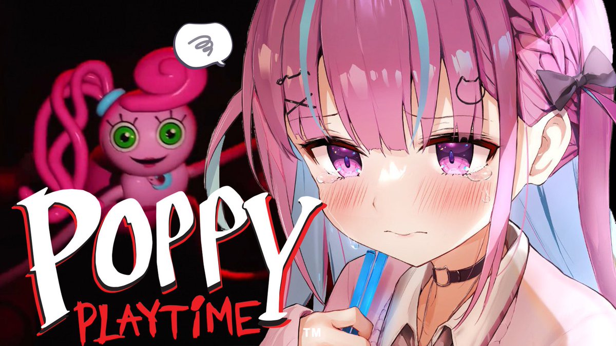 minatoaqua's tweet photo. ⏰ 𓈒𓏸配信告知🗓✏️

このあと20時から‼️‼️

『Poppy Playtime 2』🧸🎮

ぬいぐるみ本当に動いたんだって‼️‼️

嘘じゃないもん‼️‼️‼️‼️‼️

泣いてないもん‼️‼️‼️‼️

うっ、、、、うう、、、、

ｹﾃ…ﾀｽｹﾃ……

https://t.co/Szk7EXzUgf https://t.co/uYNR2dKxob
