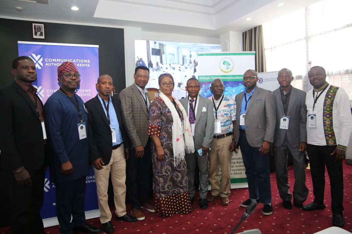 CA_Kenya's tweet photo. Delegates join @ekisiangani who was the Guest of Honour and officially opened the 1st African Preparatory Meeting for the World Telecommunications Development Conference (WTDC-25) 
@KocheiAlbert @sg_atu @ITUTSBDirector @ITUBDTDirector @Mugonyid @marywambui_m @atu_uat @ITUSecGen https://t.co/KCkgSXNDEi