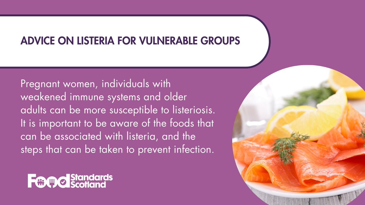 Pregnant women, individuals with weakened immune systems and older adults are more vulnerable to listeriosis than the general population. Stay informed about listeria-associated foods and preventive measures. 

Find out more on our website: bit.ly/3H6MzL3

#FoodSafety