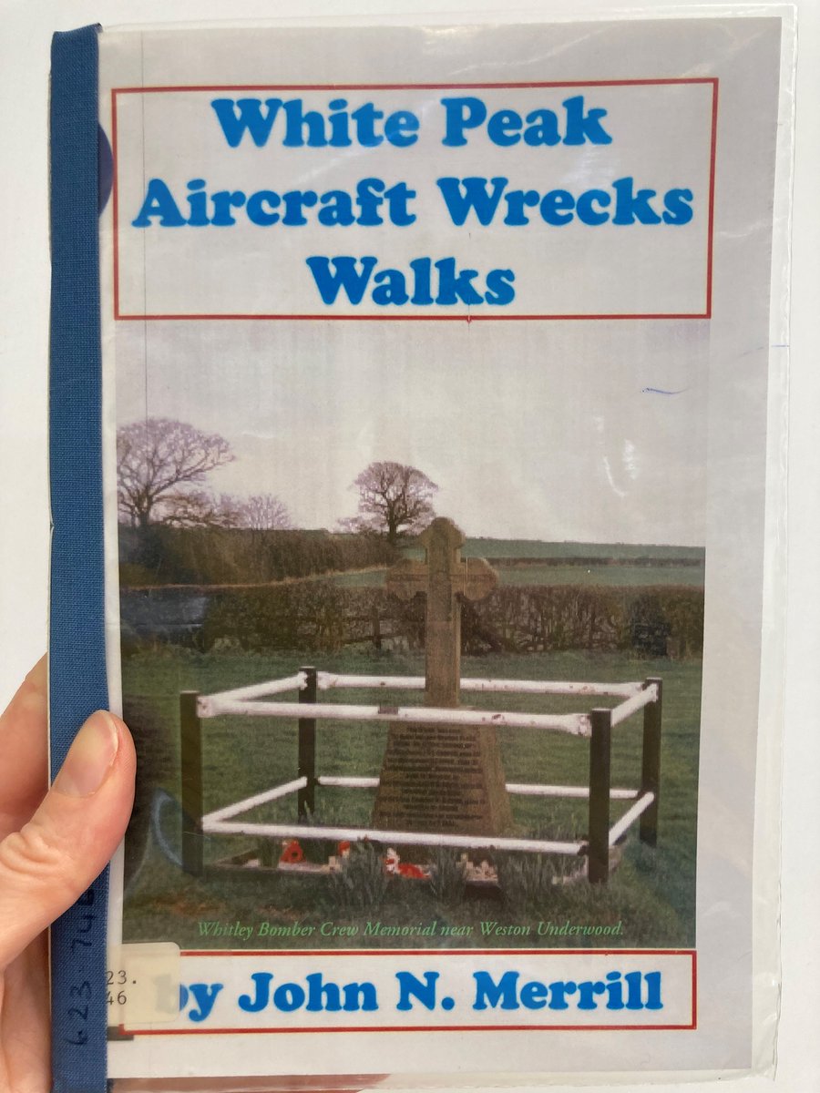 “A book that started by accident…” This collection of 10 fascinating walks to sites in the White Peaks uncovers secrets of the past, with route instructions and notes about the planes, photographs, and historic notes. Find a copy in our #LocalStudies library.
 #EYASecrets