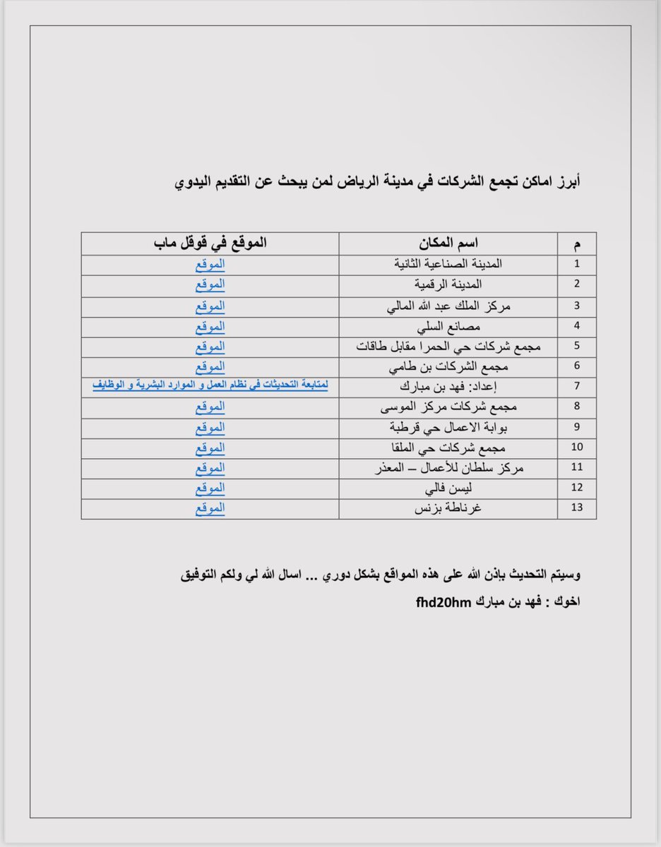 فهد بن مبارك HR و نظام العمل tweet media