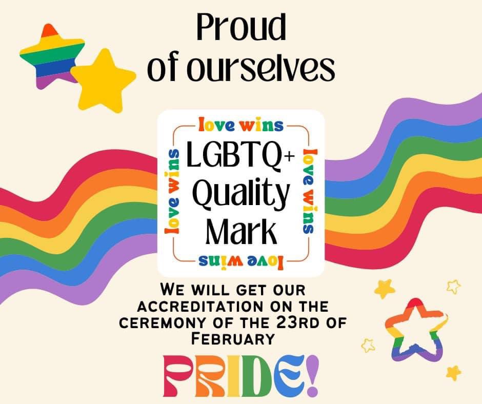 So Proud of the hard work put in by our students and staff to achieve this accreditation. 👏👏👏
